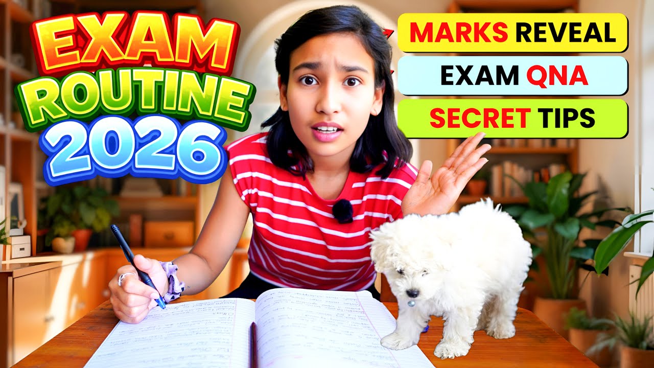 Exam Routine 2026 💯🔥 | Shocking Mark Reveal 😳 | Study Secrets + Q&A