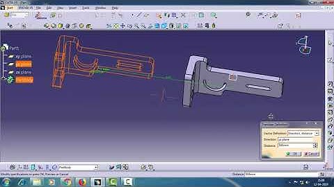 Tutorial Catia V5.....How To Use "Translation" Tool .