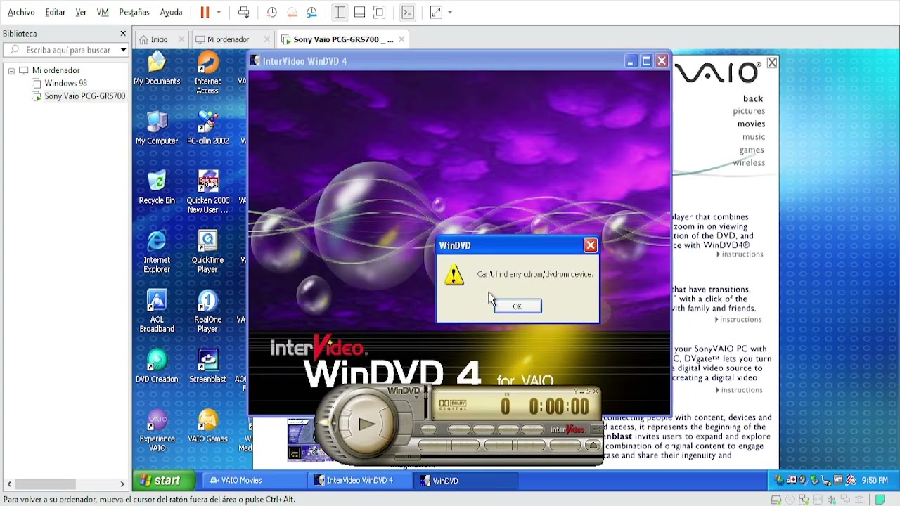 Windows XP Sony Vaio PCG-GRS700 and GRZ600 Full tour guide