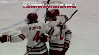 UMass Hockey Broadcast Highlights vs Alaska 01 24 25
