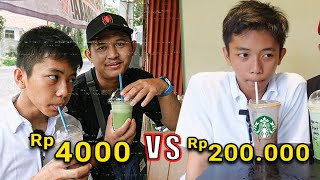 Nyobain Minuman Rp4rb VS Rp200rb