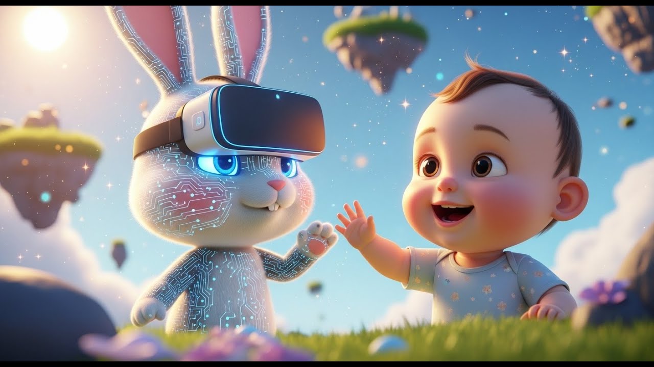 Virtual Reality Rabbit | Nursery Rhymes for Kids | Baby Songs and Fun ...