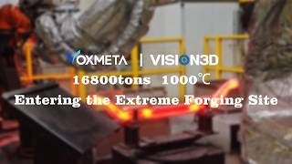 How are 1000°C Forged Parts Inspected on a 16,800-Ton Press Line?
