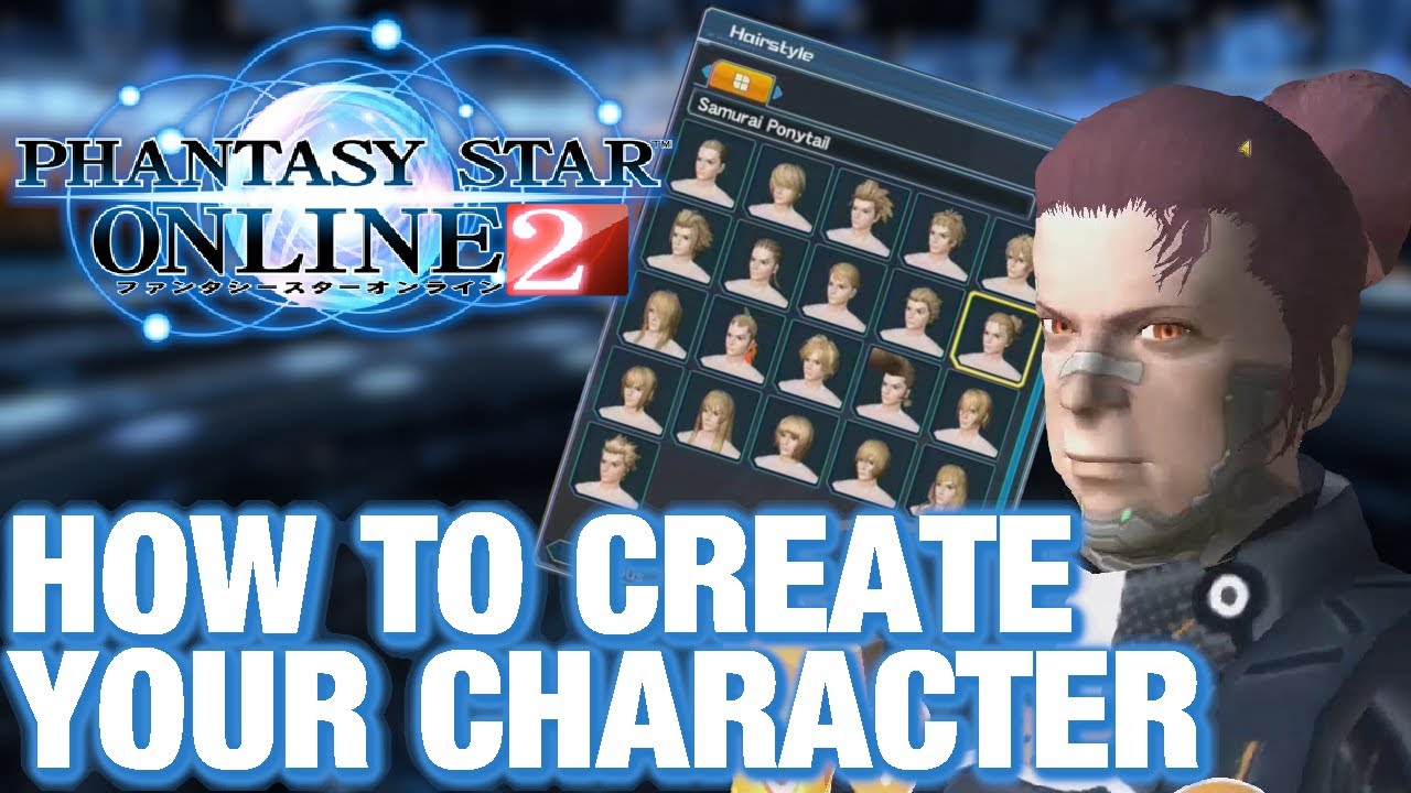 phantasy star online 2 character creation