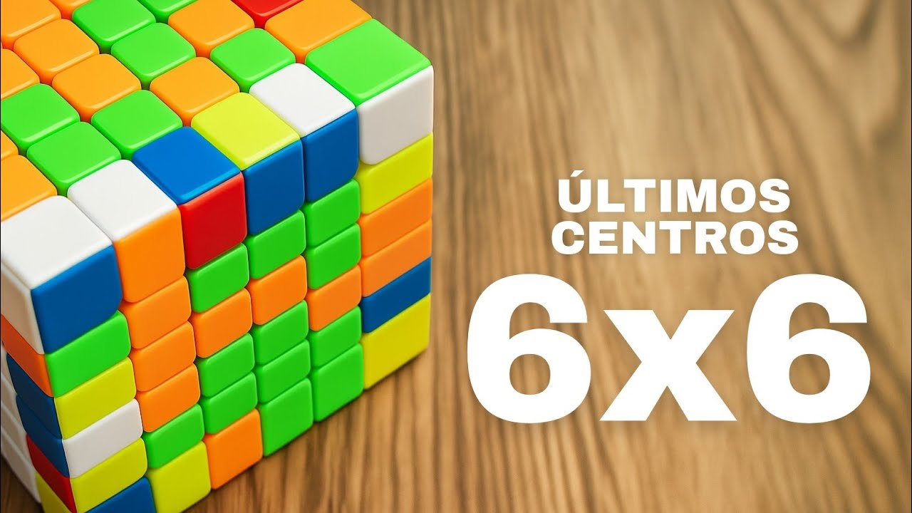Últimos 2 centros del 6x6⌛ | Cómo resolverlos? | TUTORIAL | sin algoritmos