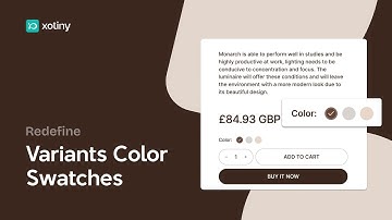 How to change variant color swatches - Redefine Shopify theme