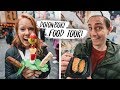 Osaka STREET FOOD TOUR in Dōtonbori! + Making Our Own Sushi Samples 🍣 (Osaka, Japan)