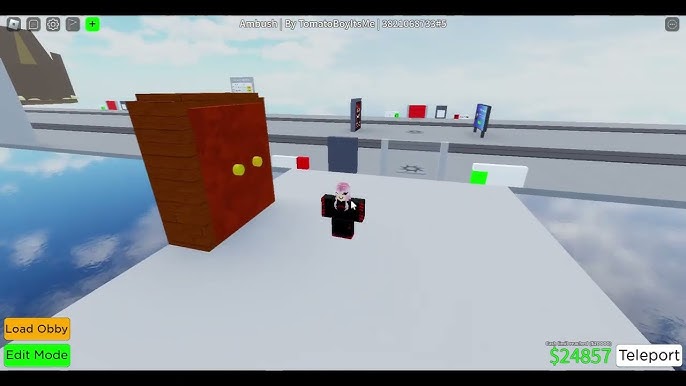 How to make ''RUSH'' with a CLOSET from doors in Obby Creator 