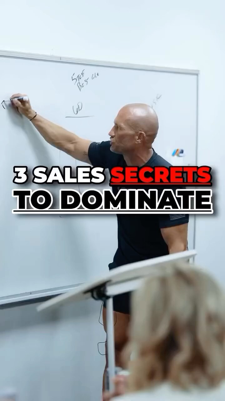 3 SALES SECRETS TO DOMINATE
