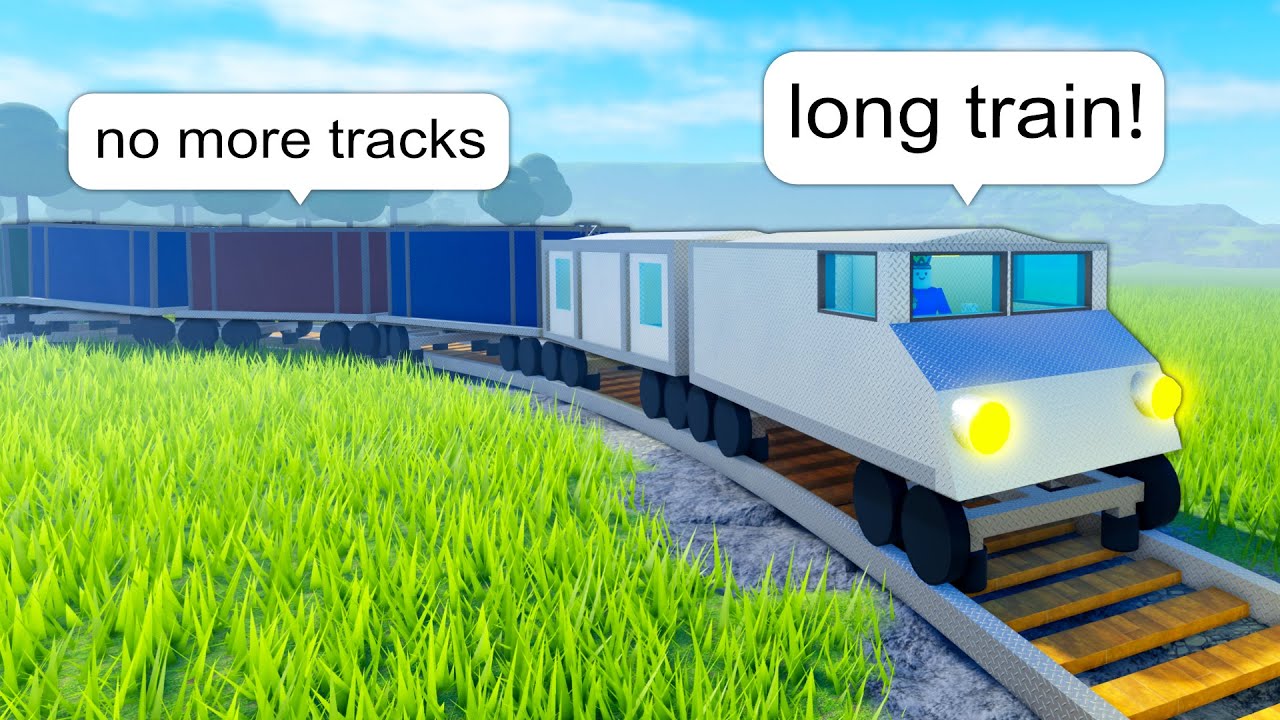 I Used LONGEST Cargo Train BUT There's NO TRACKS
