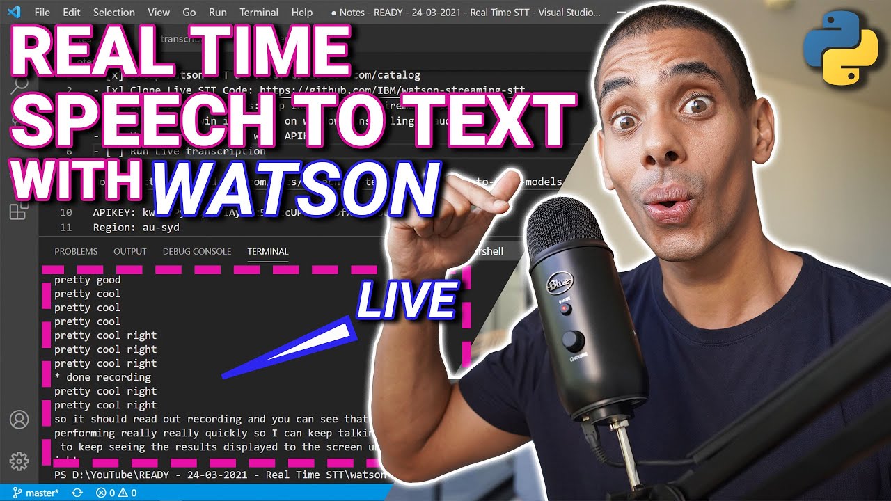 speech to text live stream