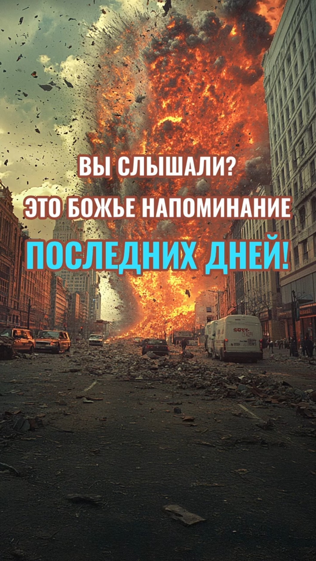 Вы слышали? Это Божье напоминание последних дней!