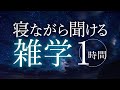 【合成音声】寝ながら聞ける雑学1時間【睡眠導入】