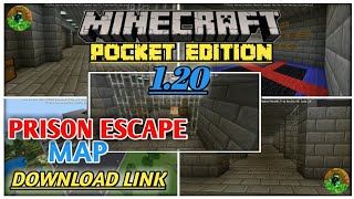 MINECRAFT POCKET EDITION 1.20 PRISON ESCAPE MAP || MCPE PRISON MAP screenshot 4