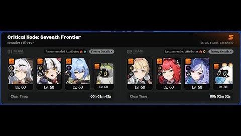 Zenless Zone Zero - Shiyu Defense 2.4.1 - Critical Node 7 S clear (Yixuan &  Alice Team)