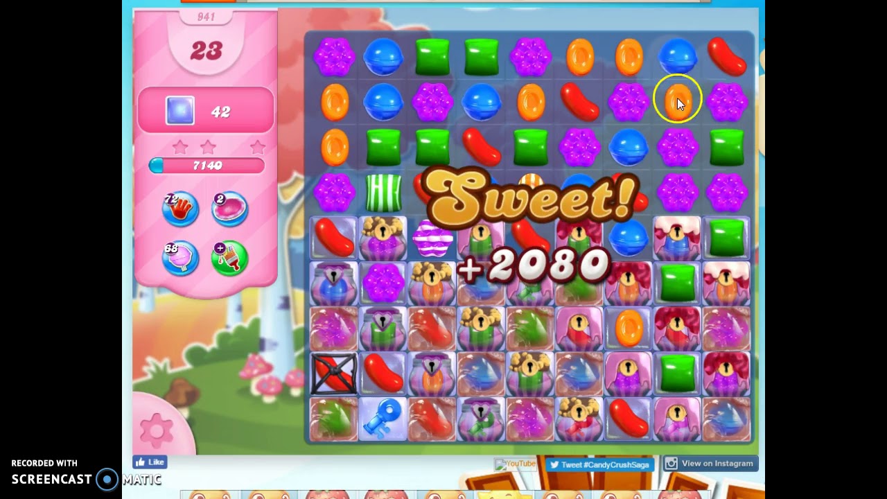 How To Beat Level 941 In Candy Crush