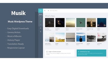 Musik - Responsive Music WordPress Theme | Themeforest Website Templates and Themes