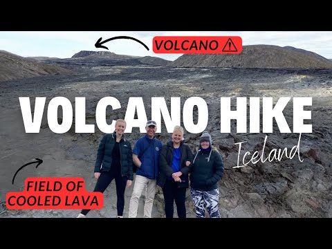 We hiked to see 3 volcanos on the Reykjanes Peninsula | Fagradalsfjall | Things to do in Iceland Video Thumbnail