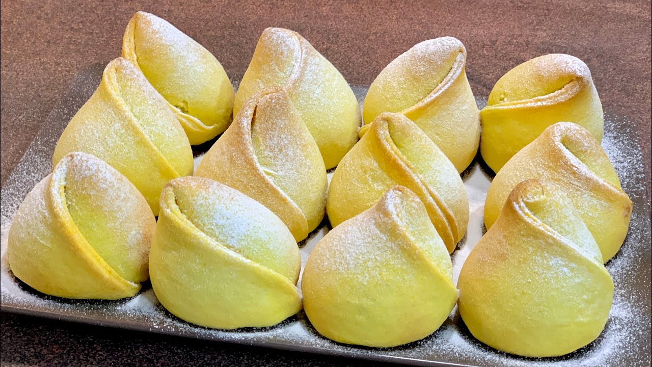 Бисквити Лалета с пълнеж от халва 🐚 Печенье Тюльпаны с начинкой из халвы