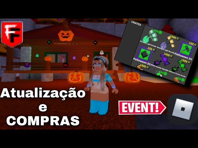 ROBLOX HALLOWEEN NO FLEE THE FACILITY MAIS NOVAS MARRETAS E LUZES 