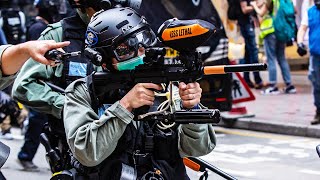 Cops Use Paintball Guns During Protests