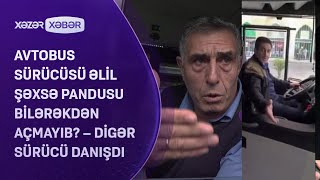 Avtobus sürücüsü əlil şəxsə pandusu bilərəkdən açmayıb? – Digər sürücü DANIŞDI