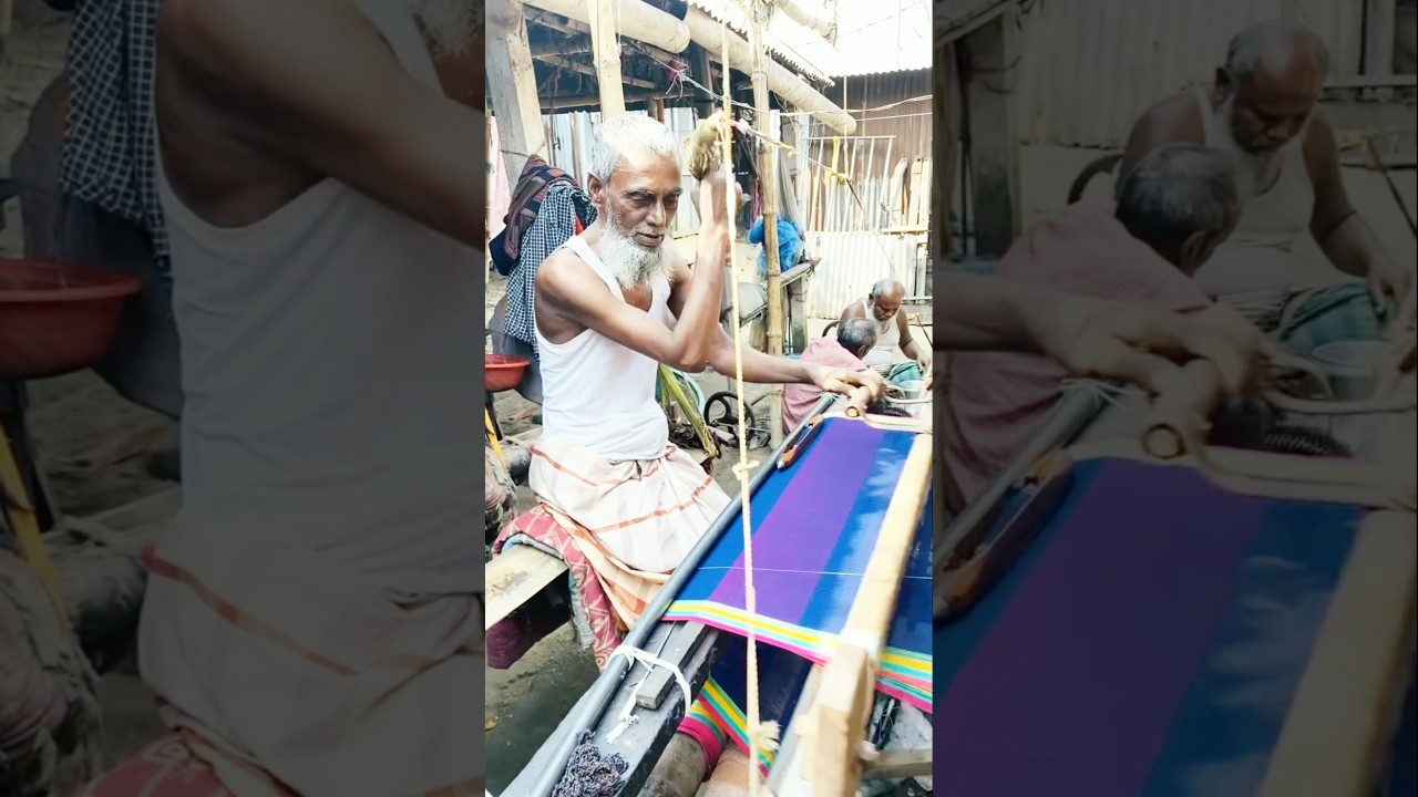 Amazing Traditional Saree Weaving Process 