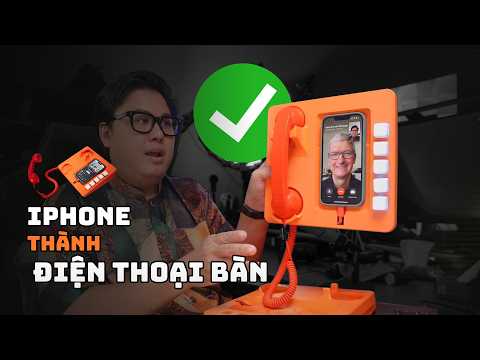 Ý tưởng DOCK RETRO PHONE MAGSAFE iPHONE cho HỘ KINH DOANH, CỬA HÀNG, QUÁN ĂN