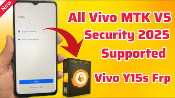 ALL Vivo MTK V5 Security 2025 Supported Factory Reset + FRP Use Custom DA Unlocktool Vivo Y15s FRP ✅