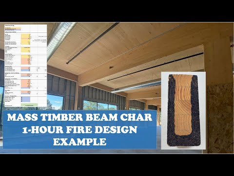 Design Example Glulam Beam 1-Hour Fire Char Calcs | 2 Min Tues 12.15.20
