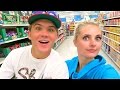 FIRST TIME GROCERY SHOPPING AS NEWLYWEDS!