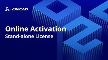 Online Activation: Stand-alone License | ZWCAD Activation Tutorial