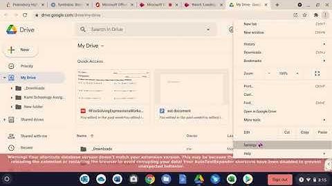 Chromebook Set Up for File Management