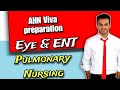 Important questions that can be asked in ahn viva  ent  pulmonary nursing  tutor