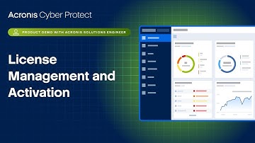 Acronis Cyber Protect Product Demo: License Management and Activation