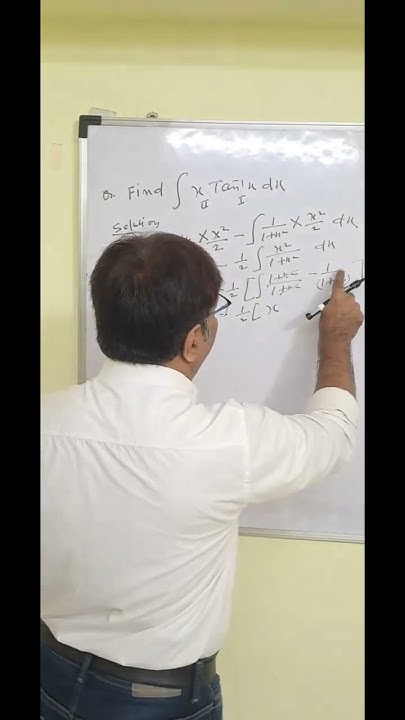 Integration Of x Tan Inverse X dx short class12maths nda jeemains integration-of-x-tan-inverse-x-dx-short-class12maths-nda-jeemains
