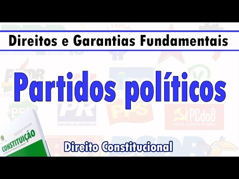 Direito constitucional Partidos políticos