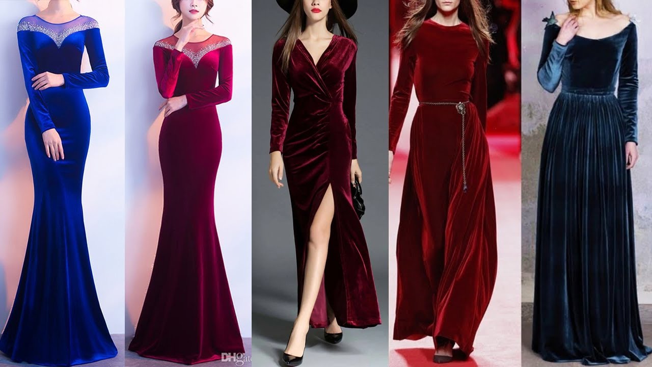 unique long gown design