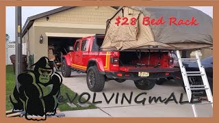 $28 bed rack for a Roof Top tent on the Jeep Gladiator