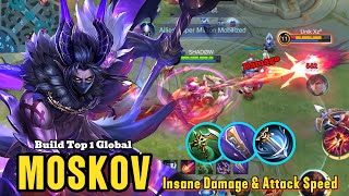 Moskov Real Monster Late Game!! Insane Battle Build Top 1 Global MLLBB‼