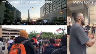 George Floyd protest Atlanta / Minneapolis / Houston / Canton Ohio