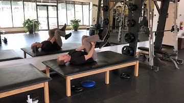 Supine Dynamic Hamstring Stretch