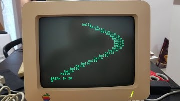 AppleSoft BASIC Test