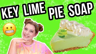 SOAP DISASTER!!! KEY LIME PIE SOAP MAKING GONE WRONG!!! | Royalty Soaps
