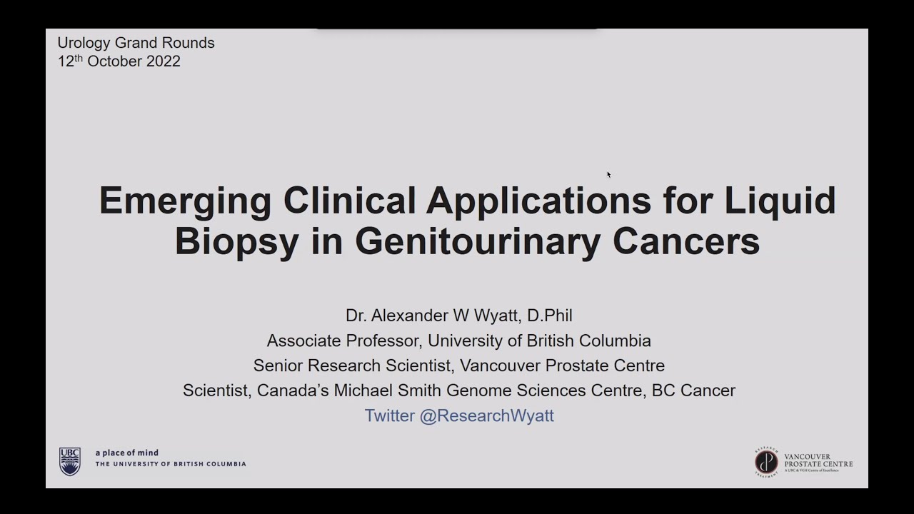 Emerging Clinical Applications for Liquid Biopsy in GU Cancers - YouTube