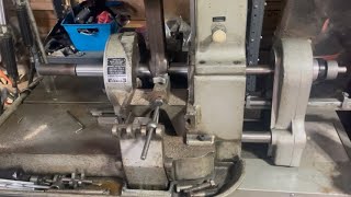 Using the boring machine on a set of Detroit diesel connecting rods by Walter’s small engine repair 429 views 2 months ago 4 minutes, 39 seconds