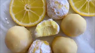 3 ingredient Lemon Truffles!