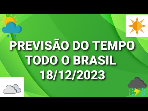 Vídeos de Previsão do Tempo para todo o Brasil