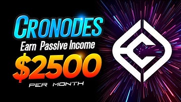 CRONODES: Best Passive Income Nodes? (Cronodes Review)