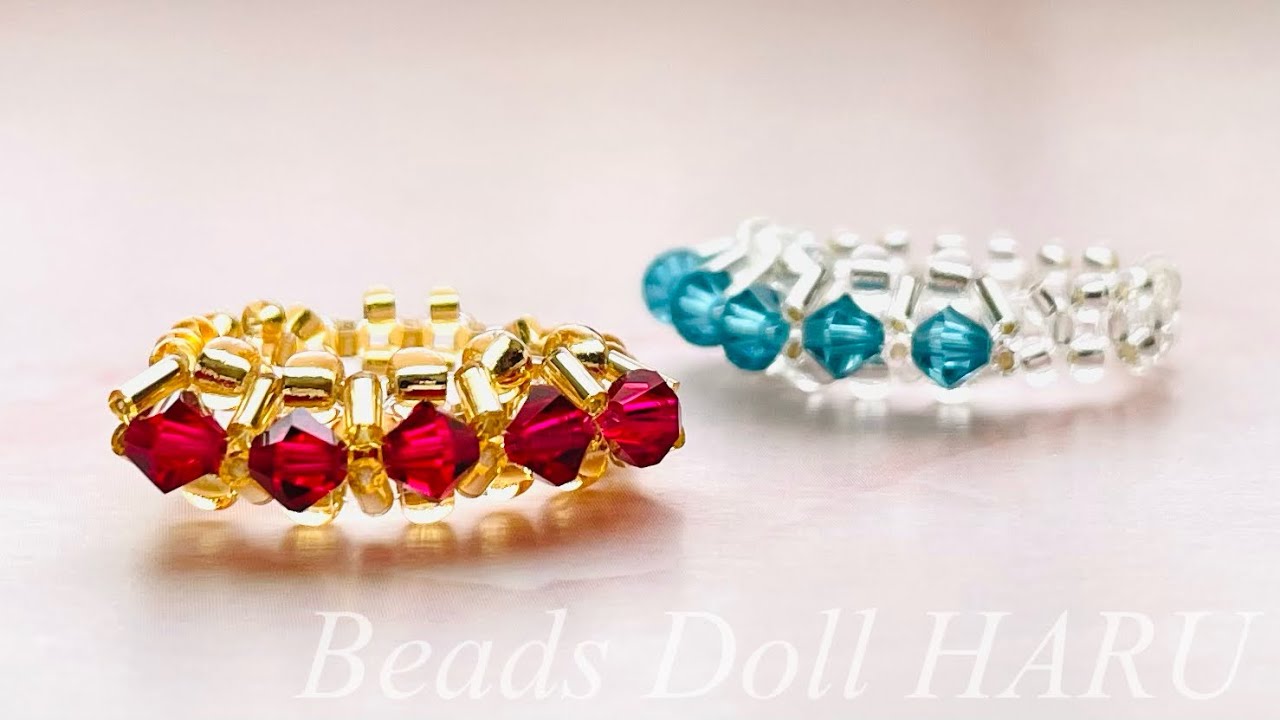 Gorgeous beaded ring - YouTube